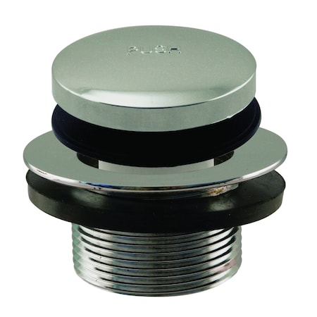 Westbrass 1-1/2" NPSM Coarse Thread Tip-Toe Bathtub Drain Trim, Polished Nickel D3322-05